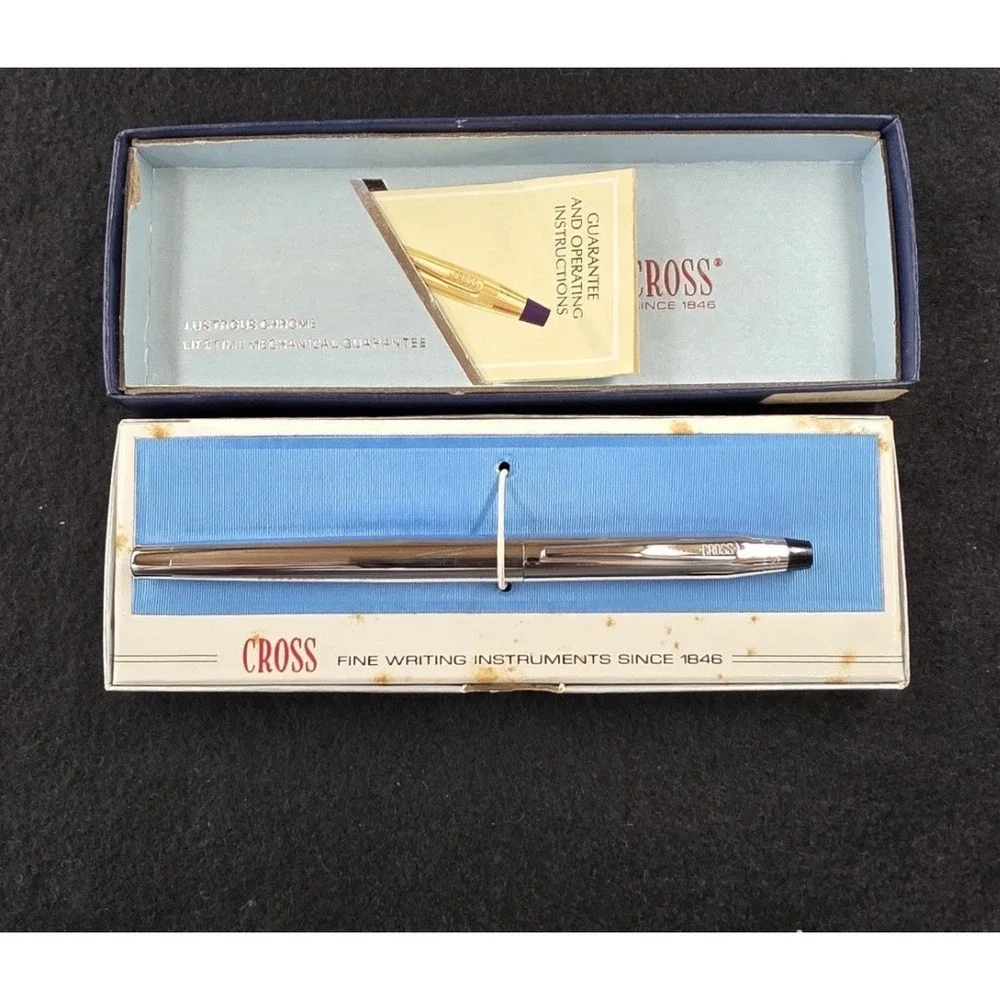 Vintage Cross Classic Century Pen Pencil Set Lot w/ Gift Boxes & Lead Refills